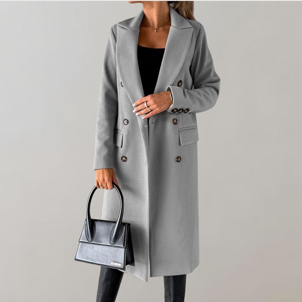 Women's Long winter Trenchcoat