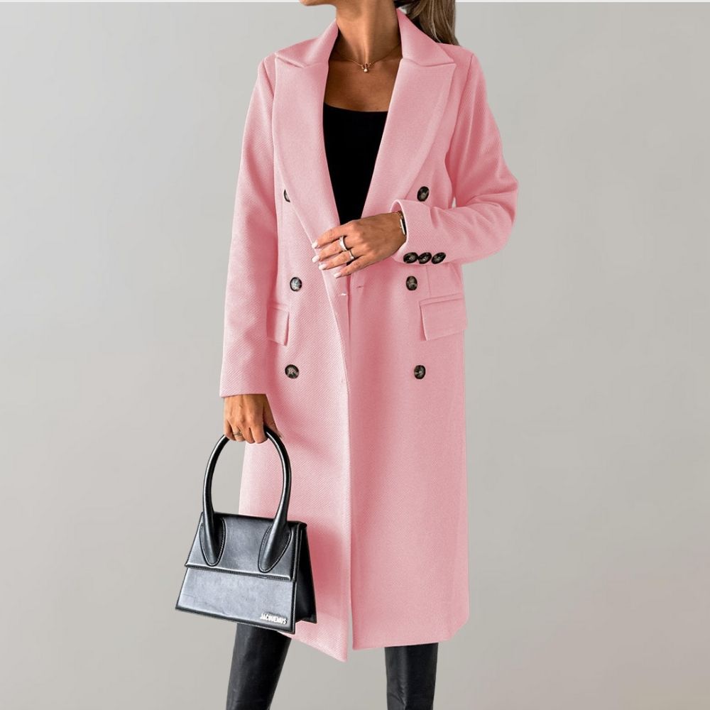 Women's Long winter Trenchcoat