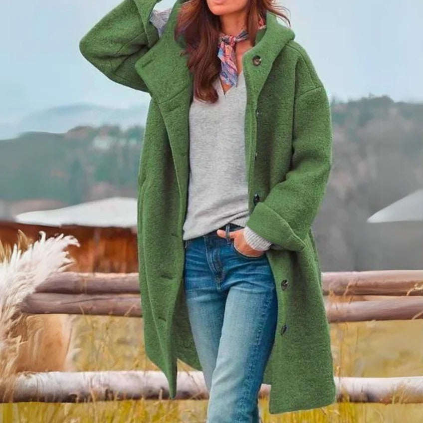 Women's Long Warm wool Winter Coat