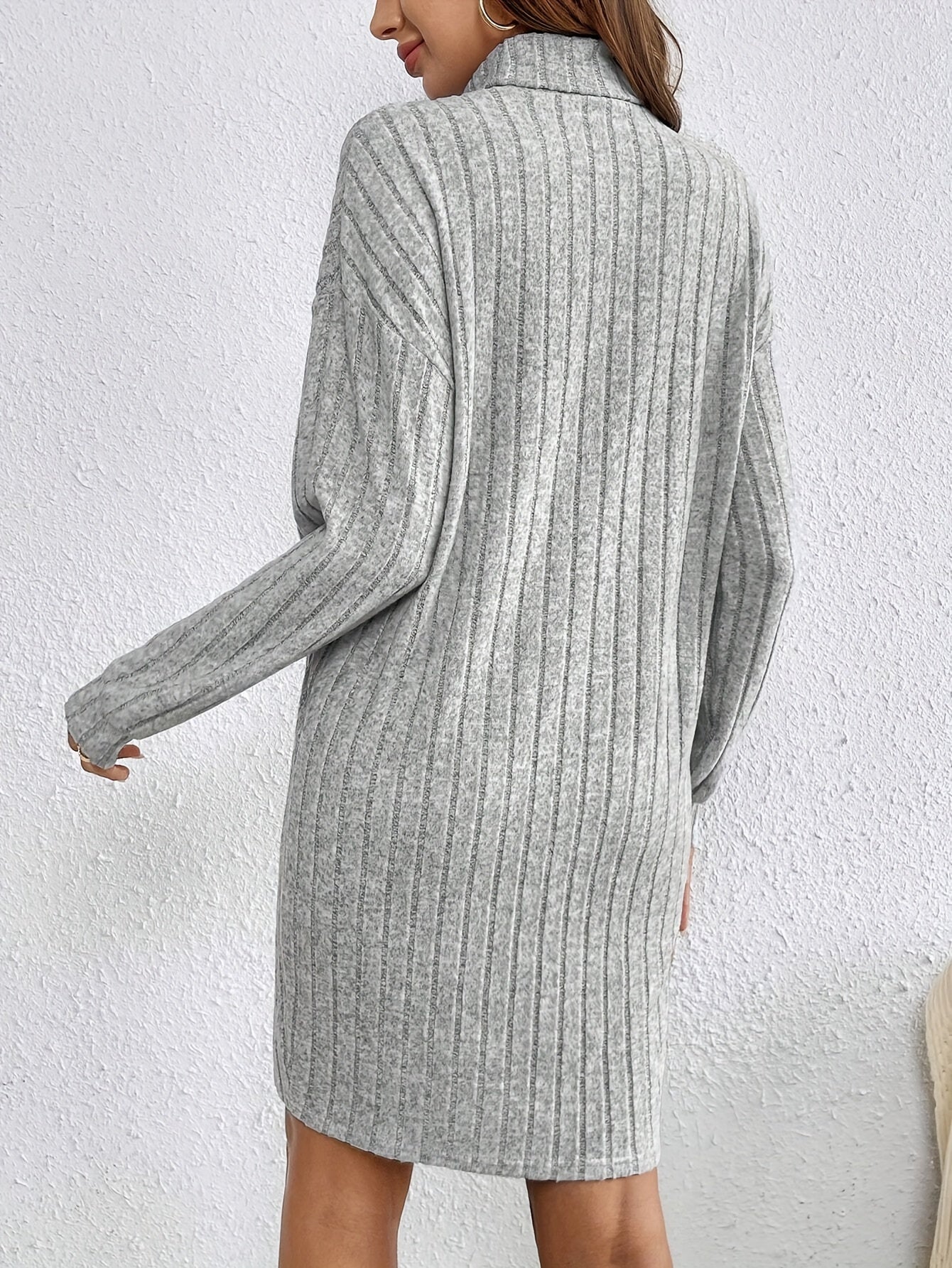 Women's Elegant Turtle neck Winter dress
