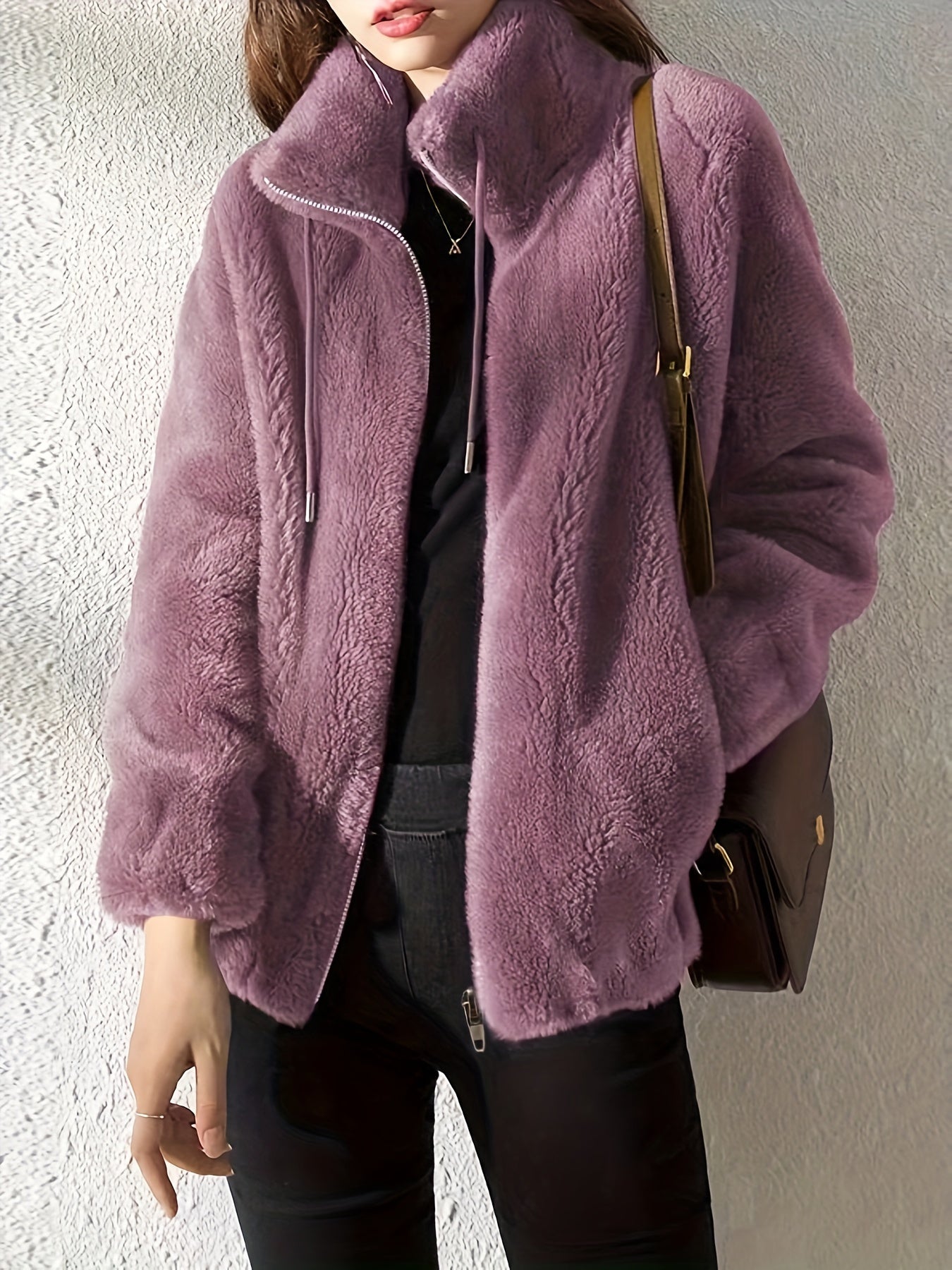 Women's Stylish  Fleecelined Teddy Coat For Winter