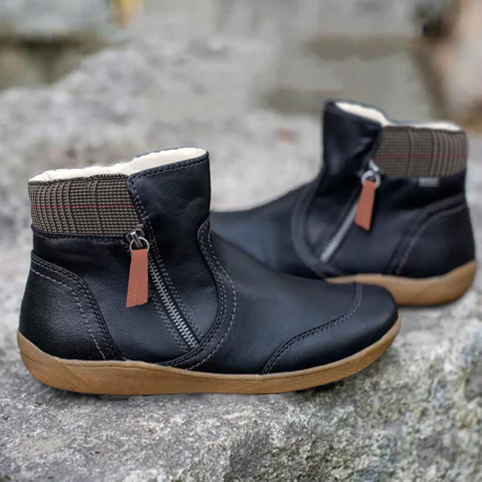 Women's Waterproof leather boots