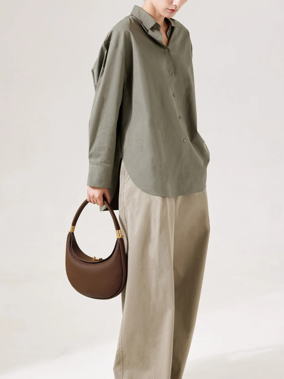 Women's versatile 4 in 1 leather bag
