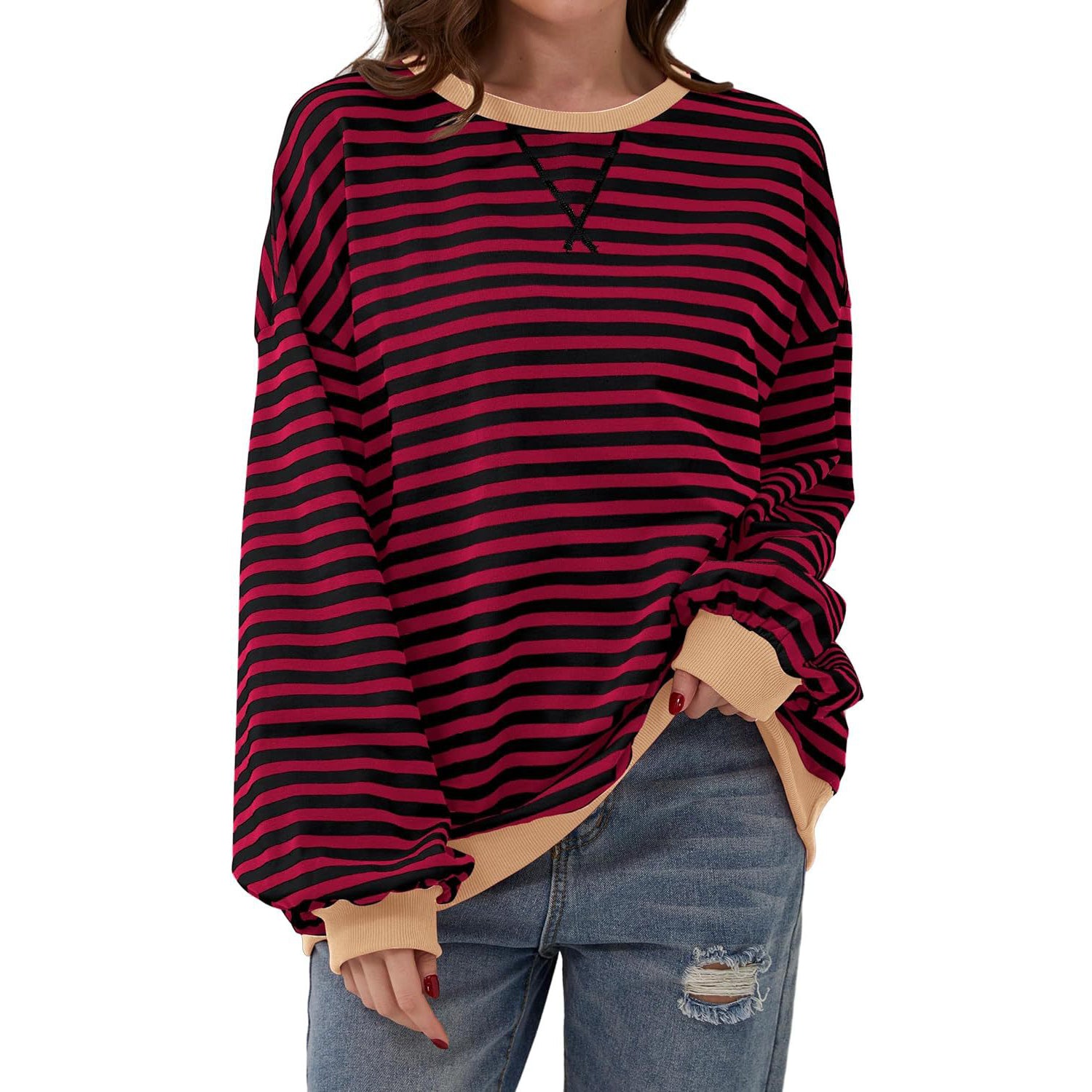 Women's Trendy Long Sleeve Oversized Sweater