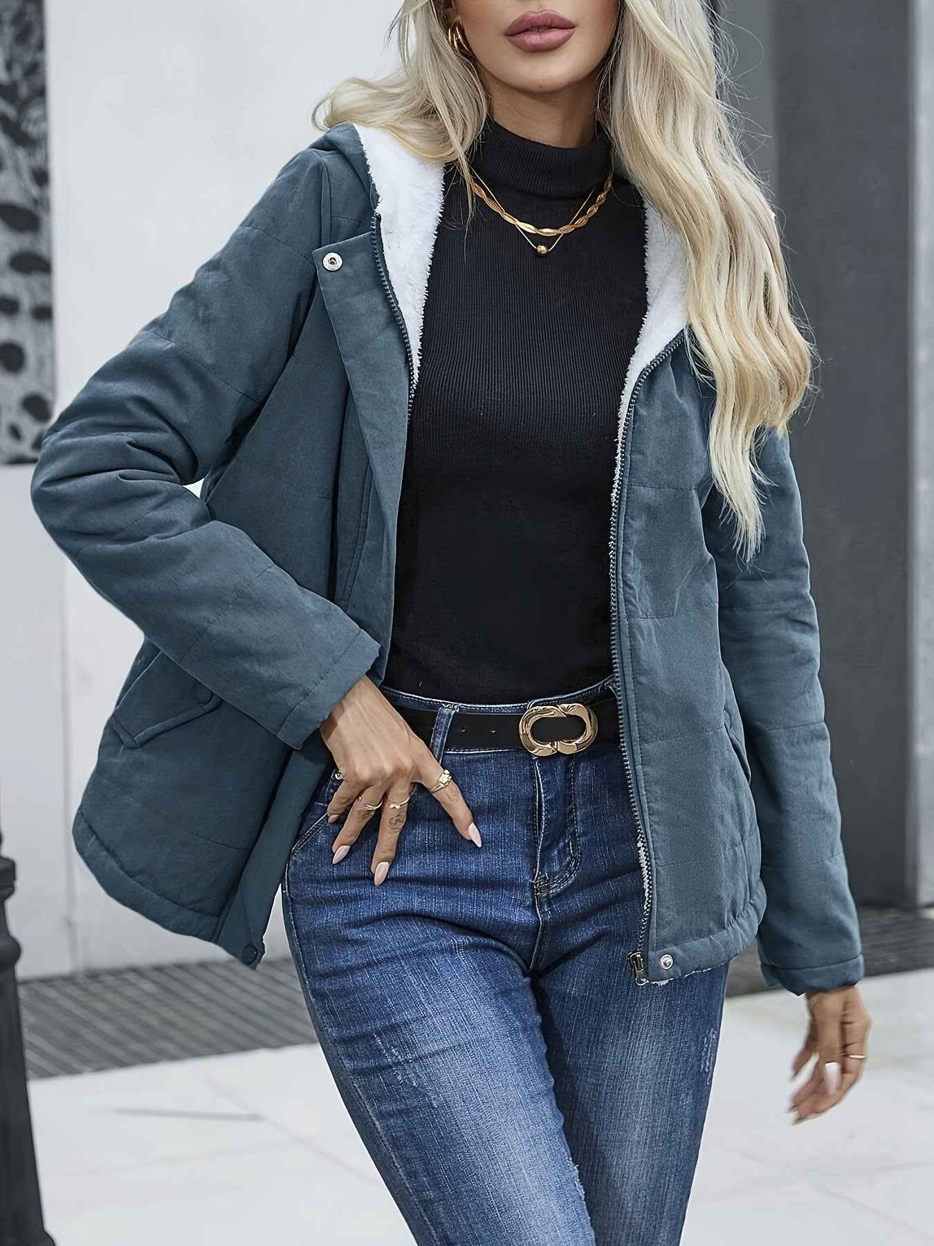Women's Waterproof Winterjacket with fleecelining