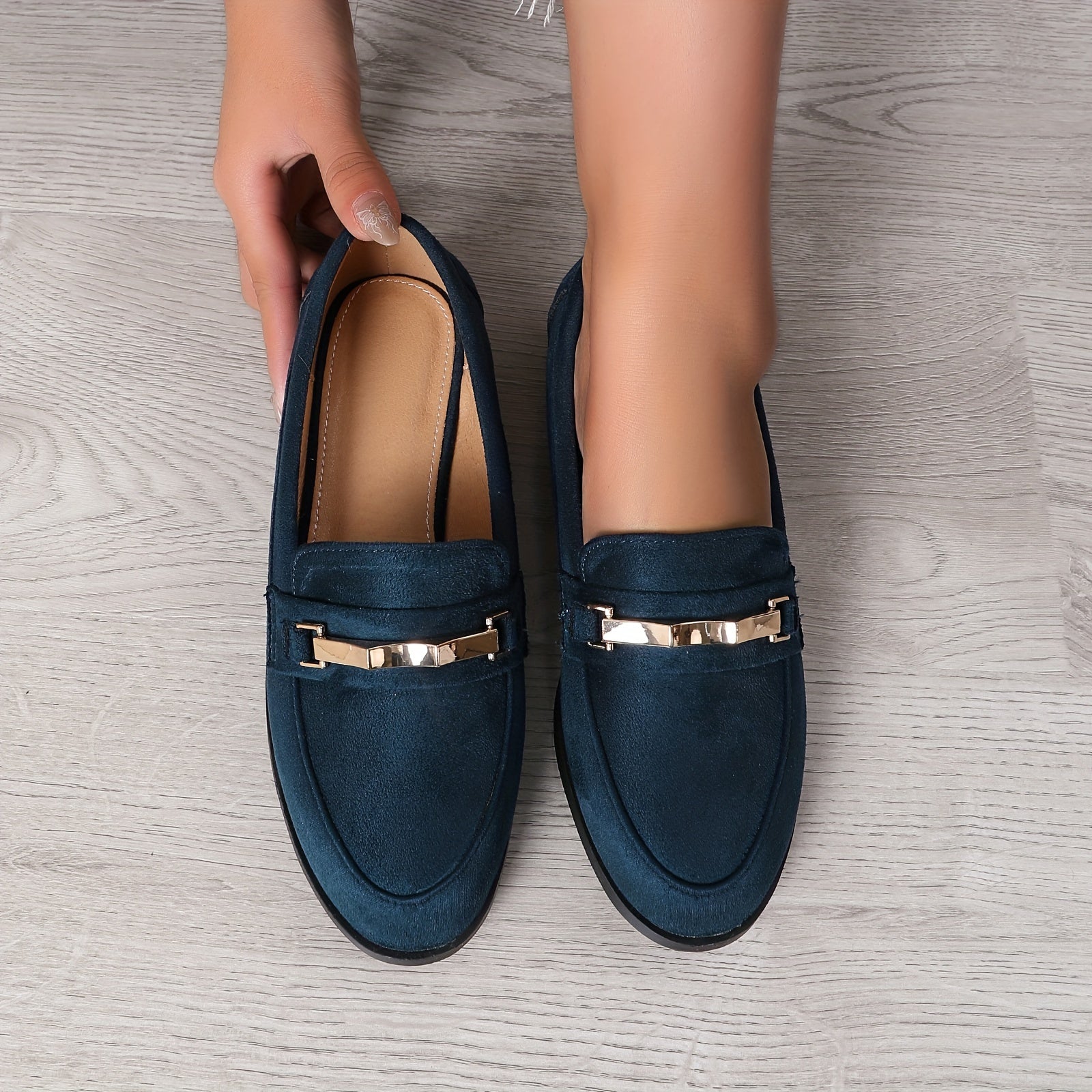 Women’s Suede Loafer Shoes