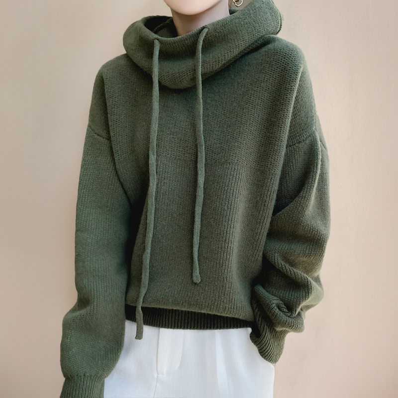Women's Merino Wool Turtleneck Sweater