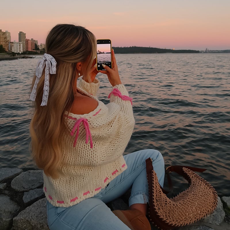 Women's Knitted Wool Oversized Sweater