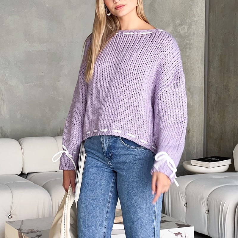 Women's Knitted Wool Oversized Sweater