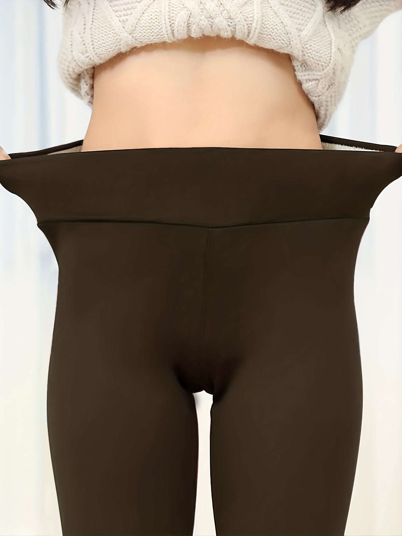 Women's warm fleece lined winter legging