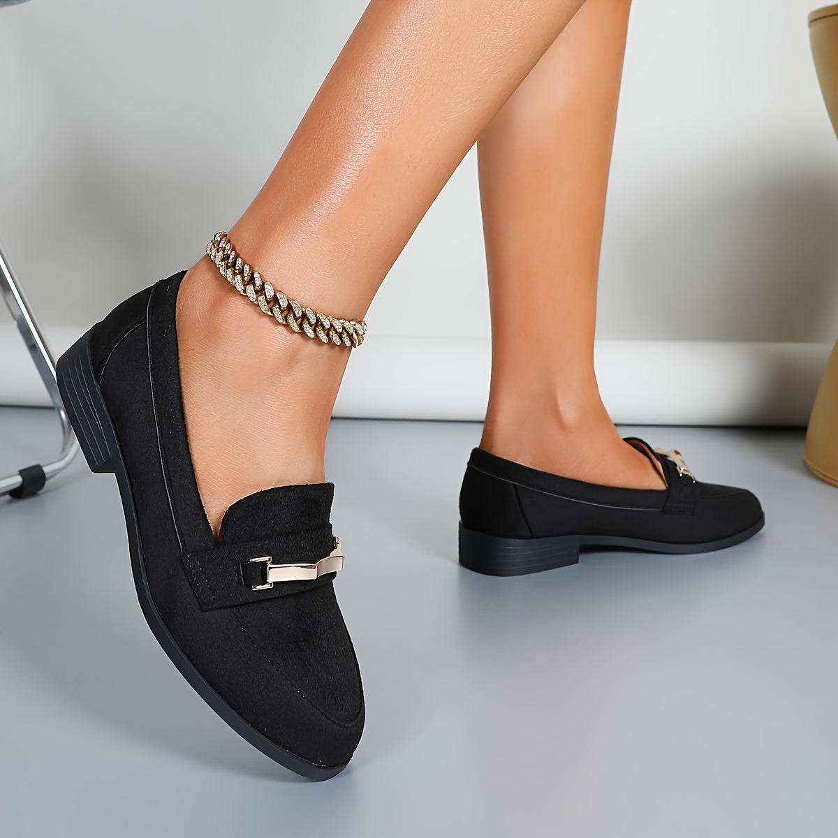 Women’s Suede Loafer Shoes
