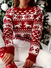 Women's Knitwear Crew Neck Sweater