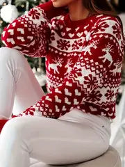 Women's Knitwear Crew Neck Sweater