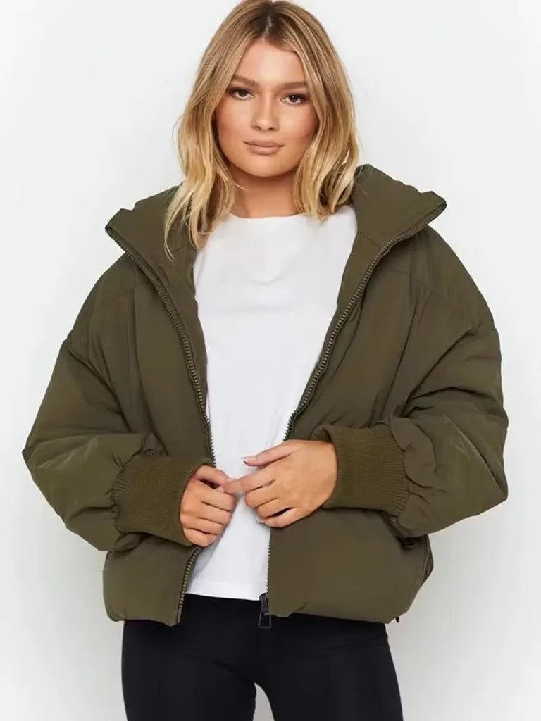 Women's Fleece Waterproof Pufferjacket