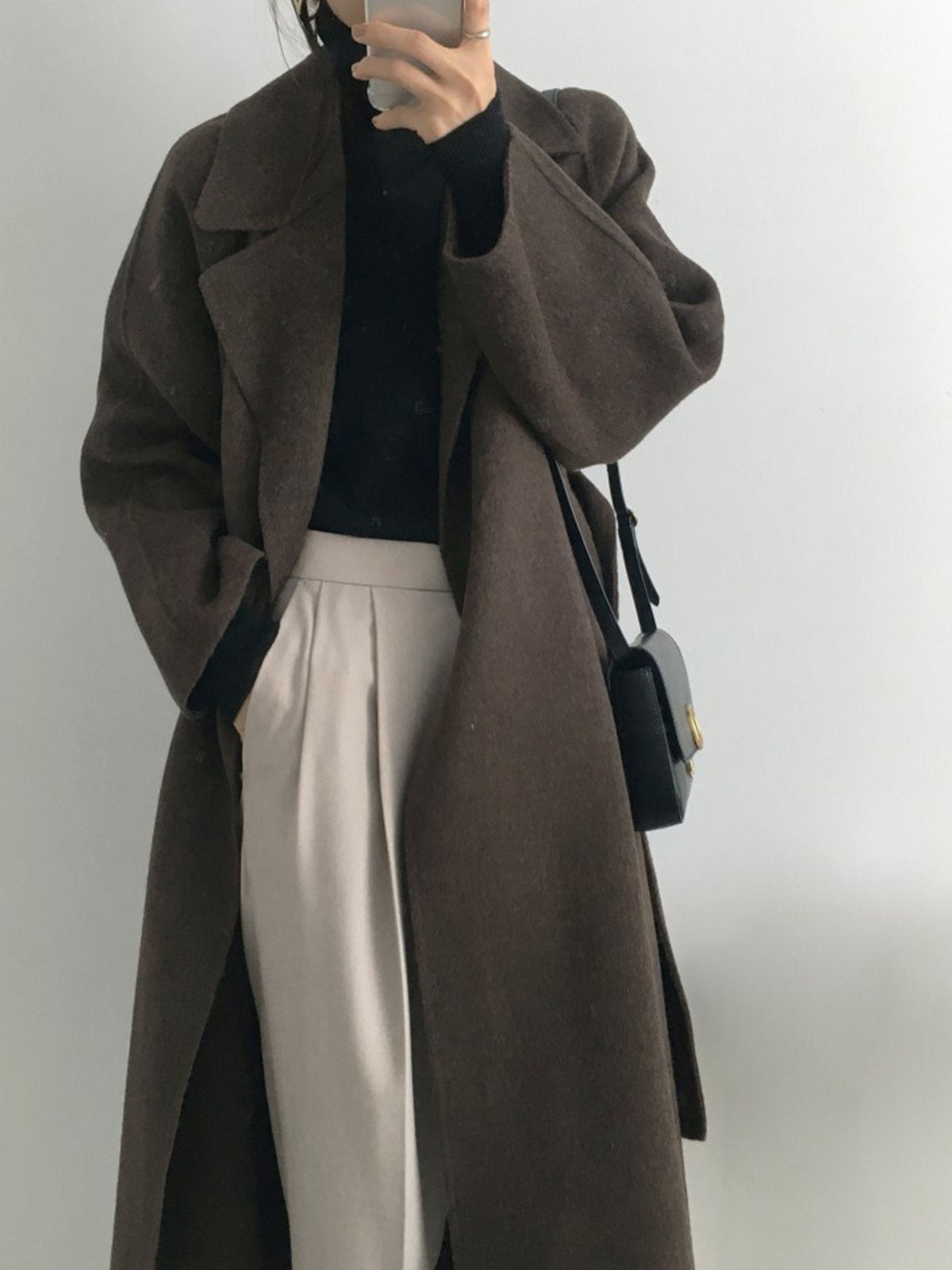 Women's  Long Wool Wintercoat