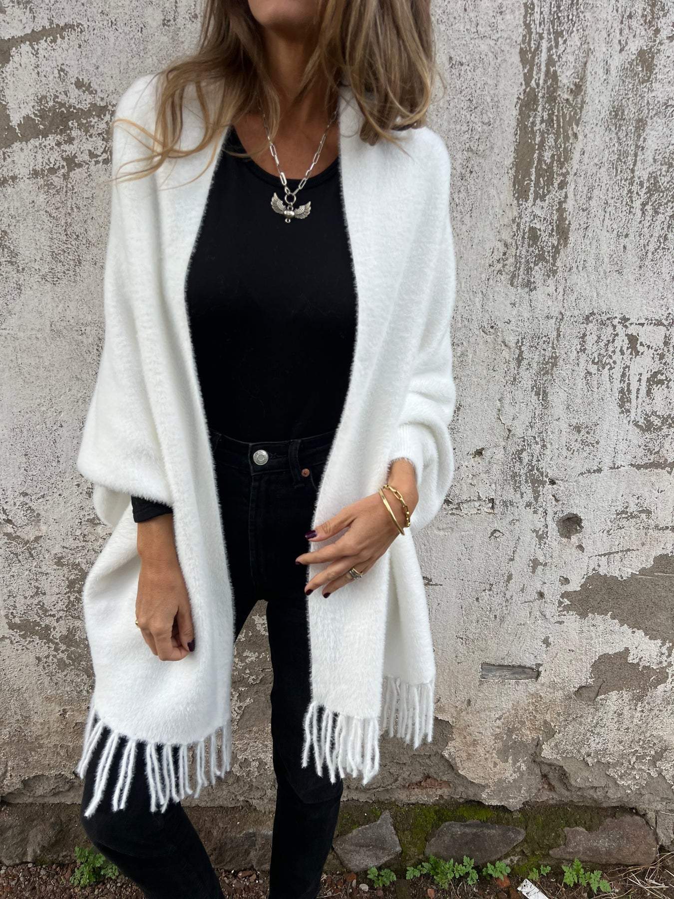 Women's Elegant  Wool long sweater