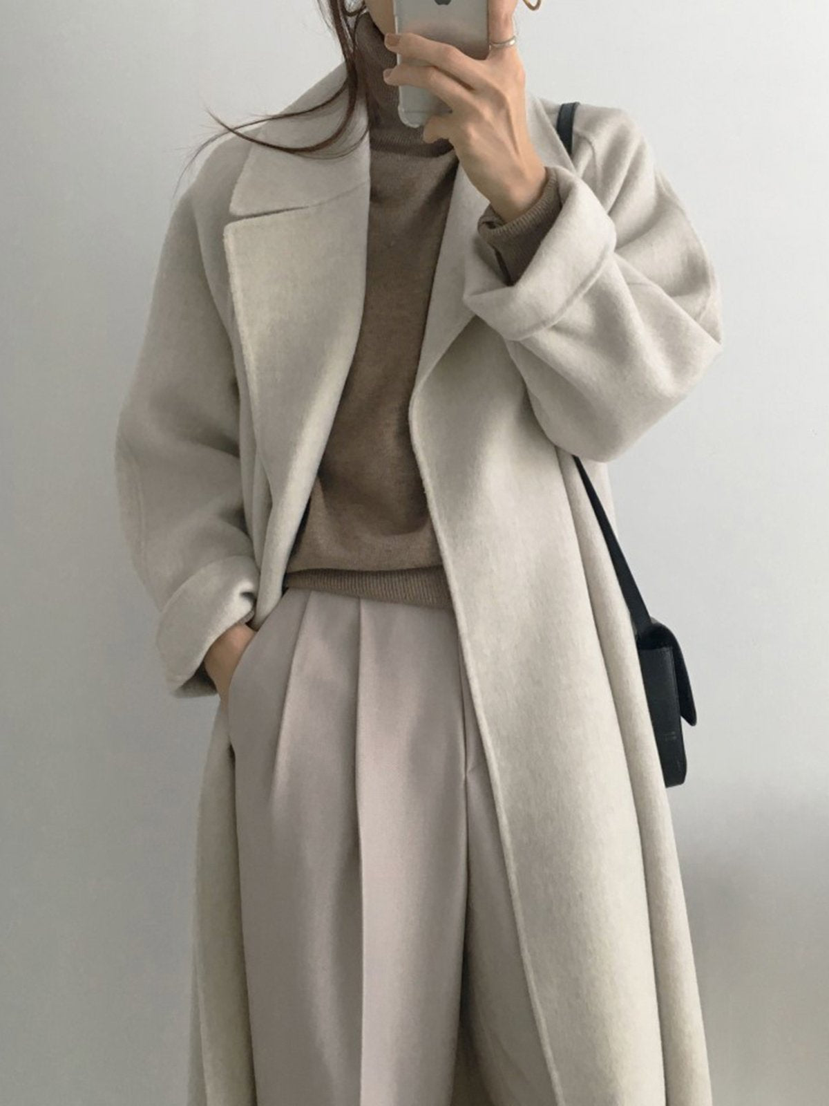 Women's  Long Wool Wintercoat