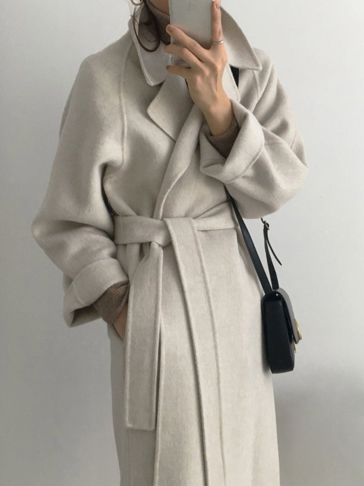 Women's  Long Wool Wintercoat