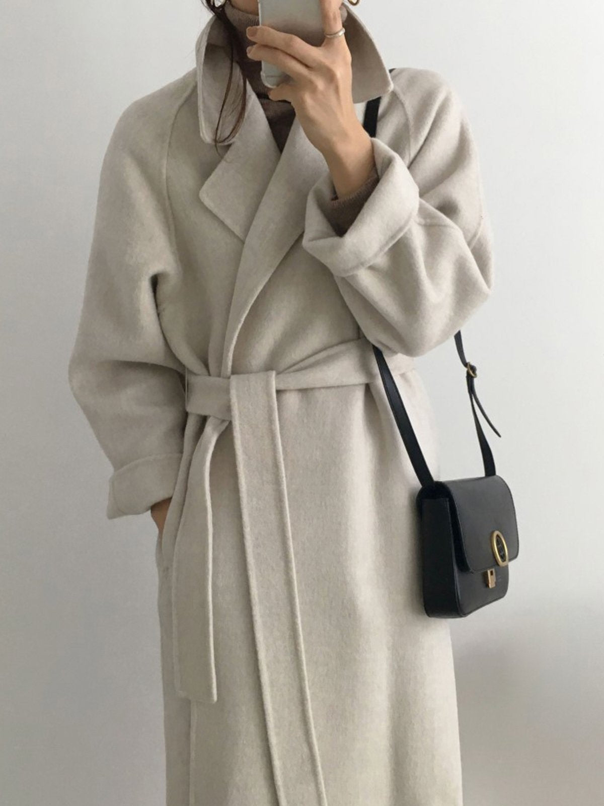 Women's  Long Wool Wintercoat
