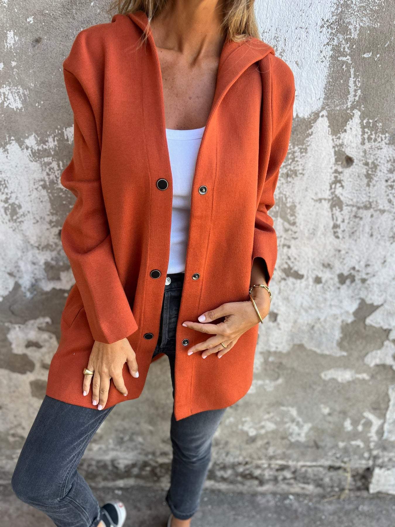 Women’s Elegant Hooded Jacket