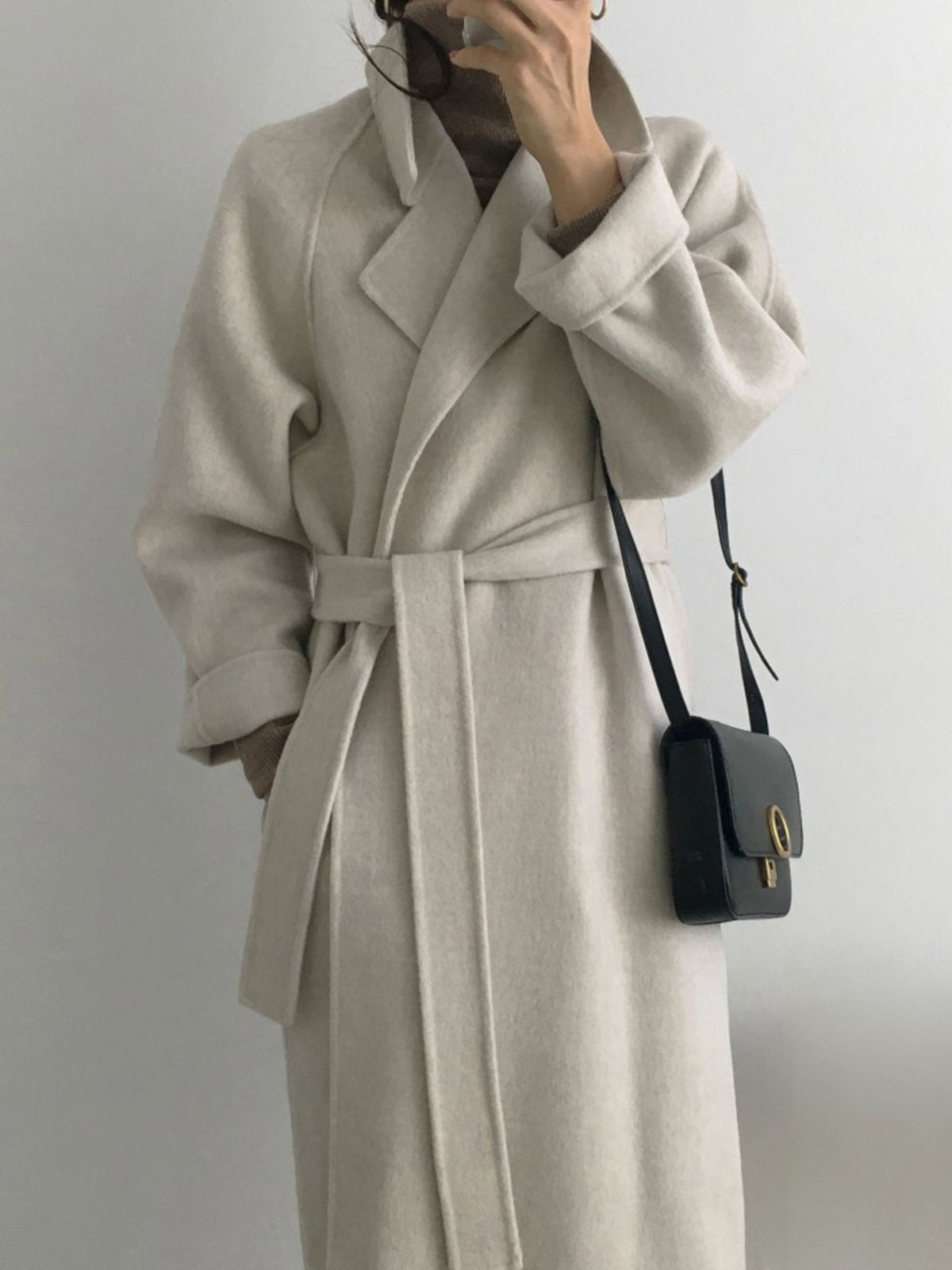 Women's  Long Wool Wintercoat