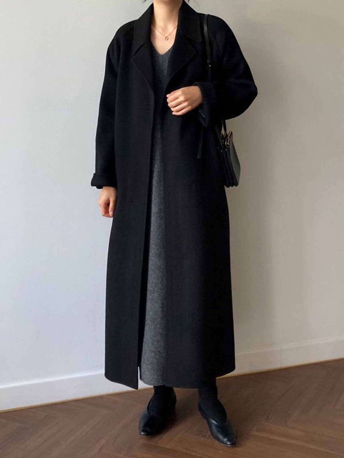 Women's  Long Wool Wintercoat