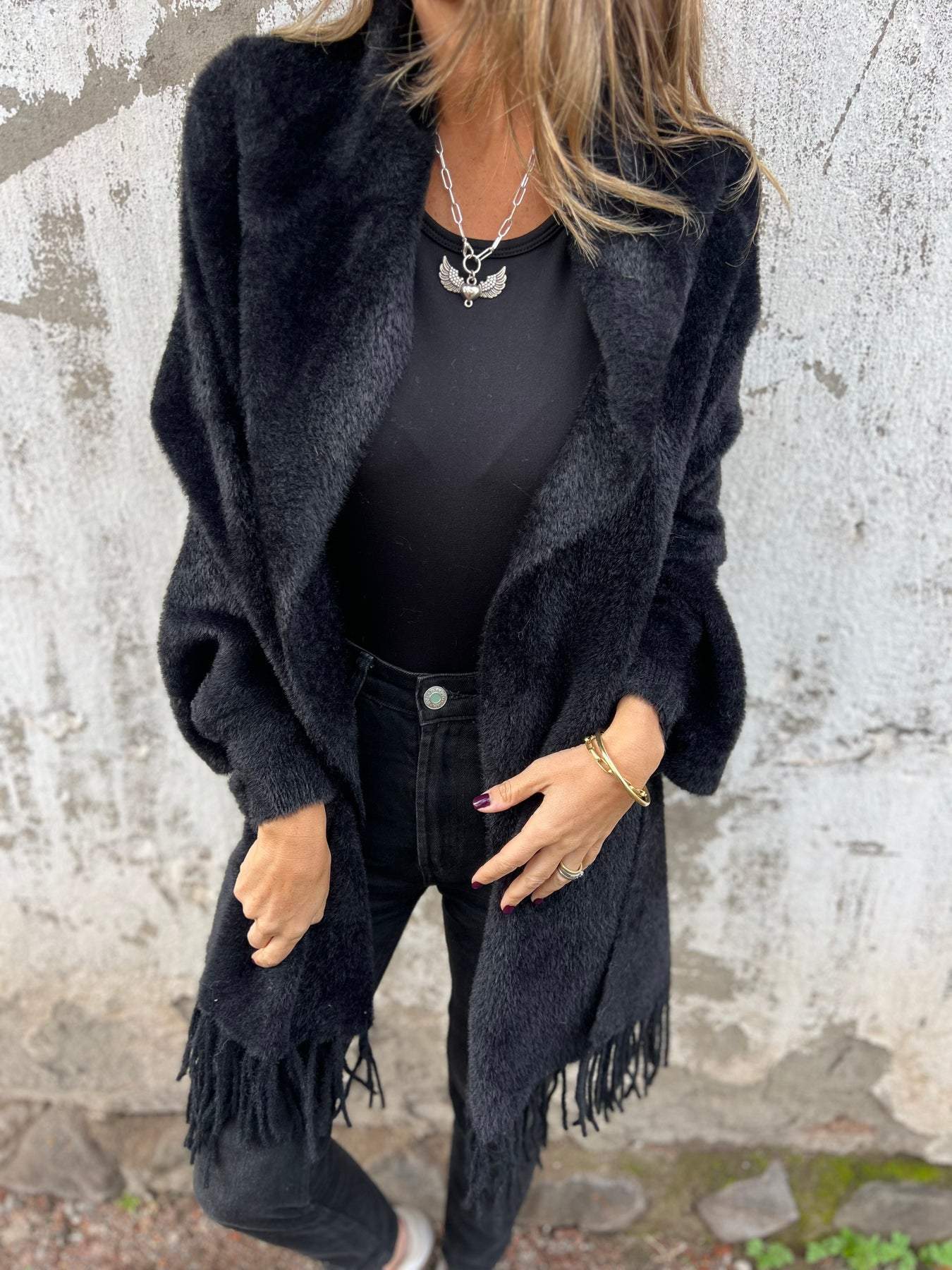 Women's Elegant  Wool long sweater