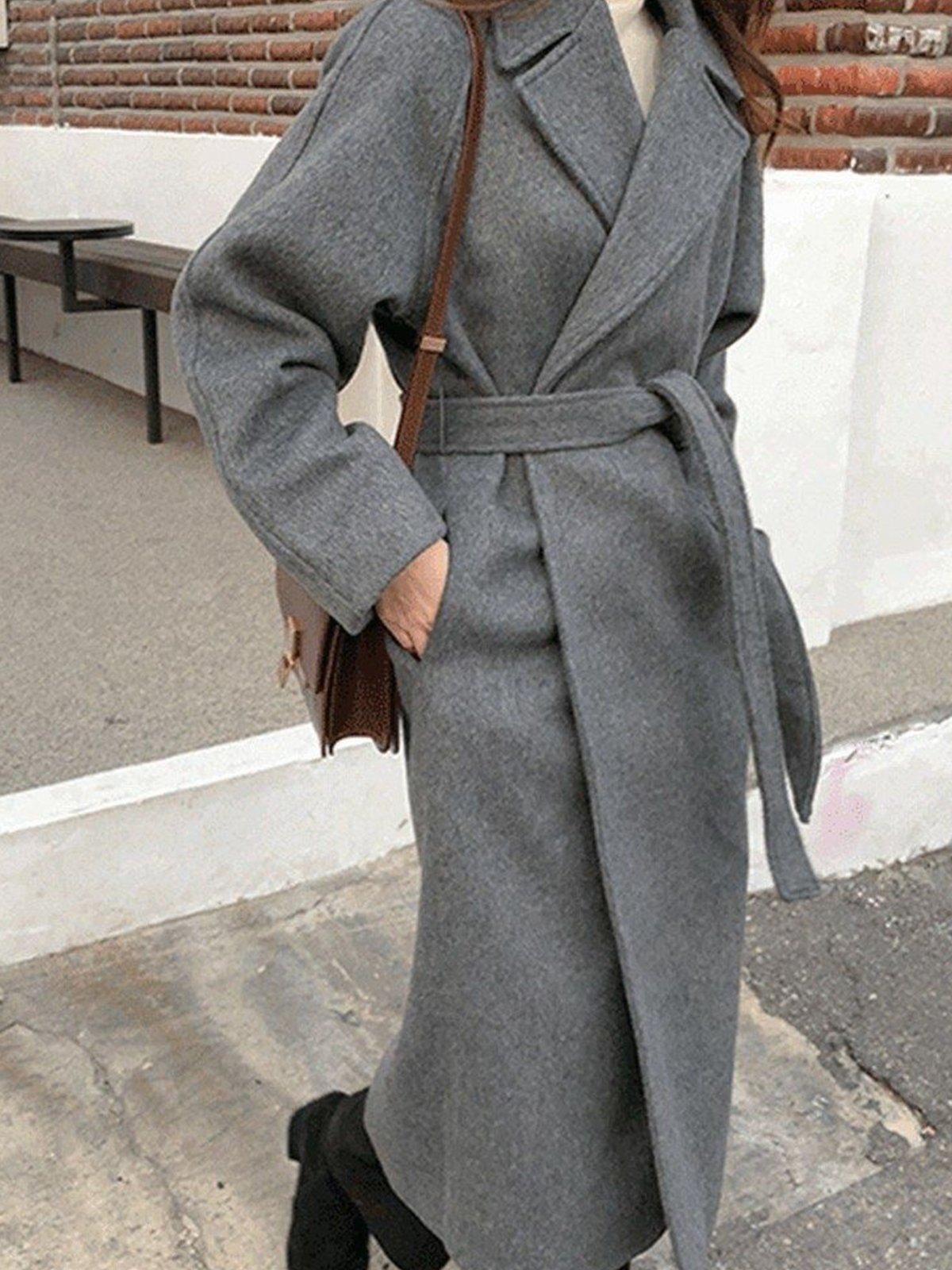 Women's  Long Wool Wintercoat