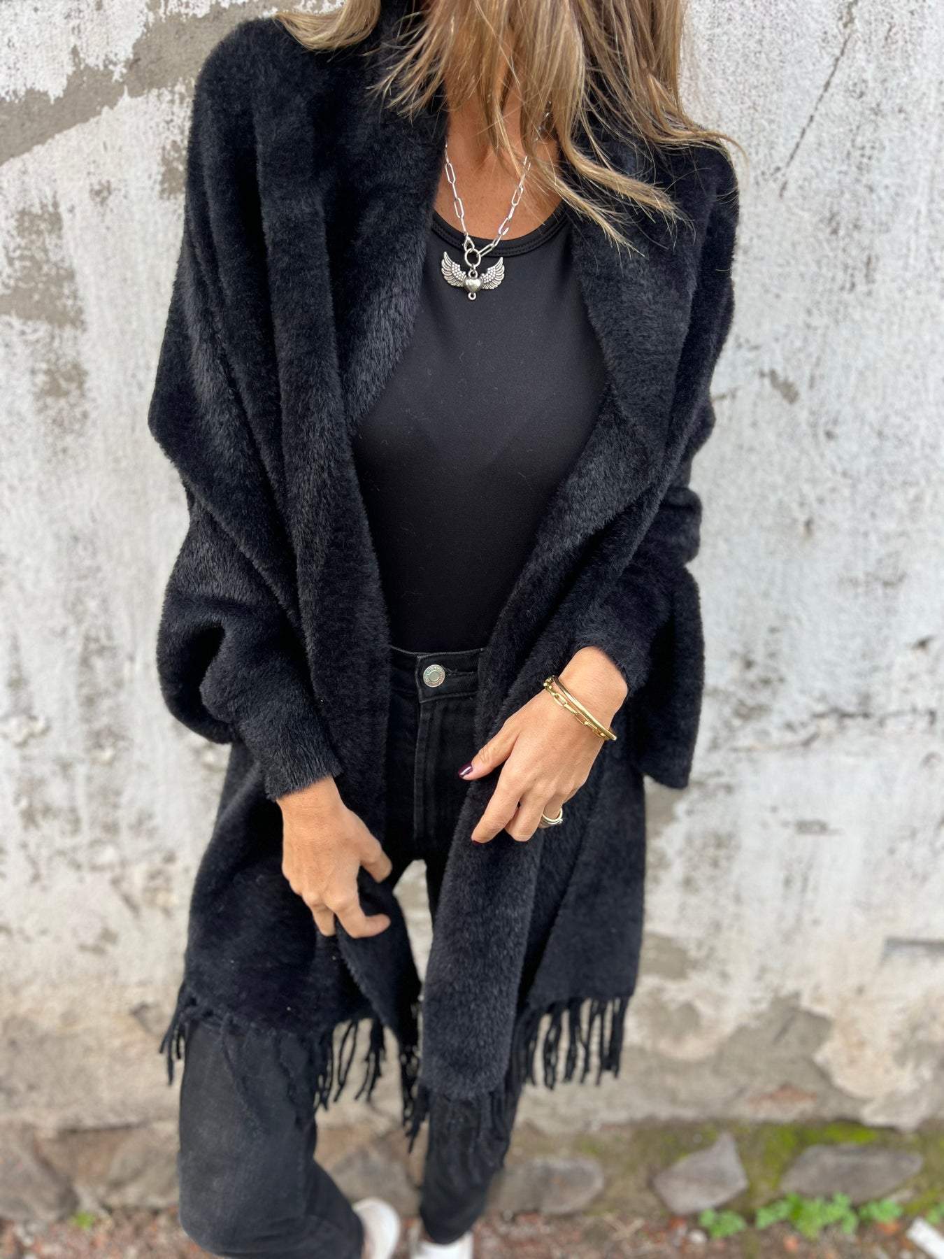 Women's Elegant  Wool long sweater