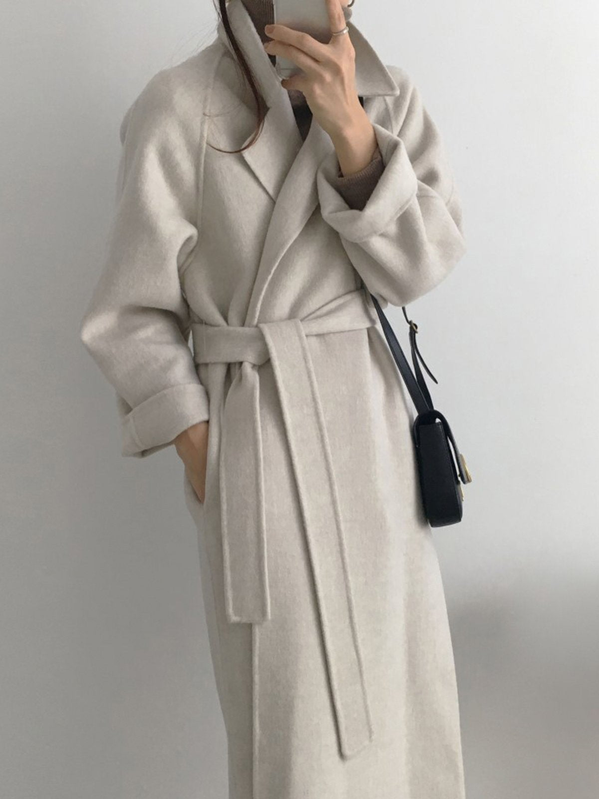 Women's  Long Wool Wintercoat