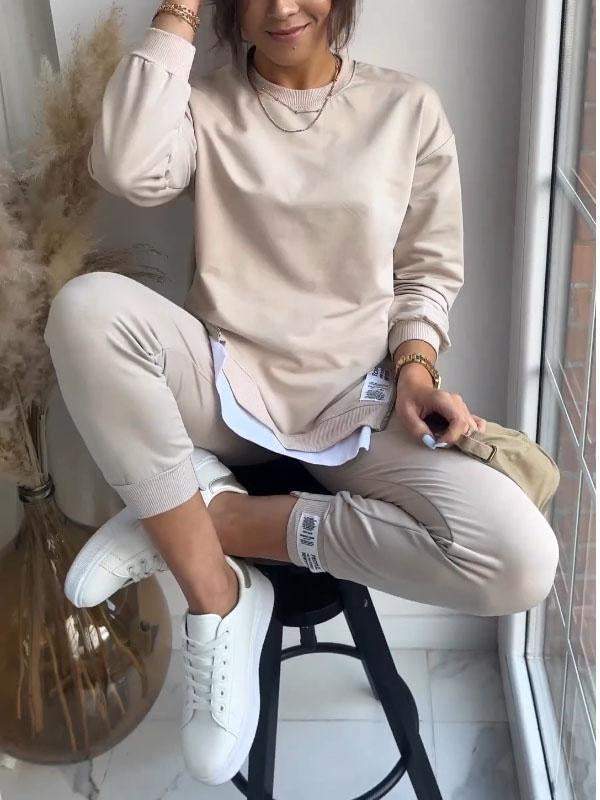 Women's Winter Sweatshirt & Trousers Set