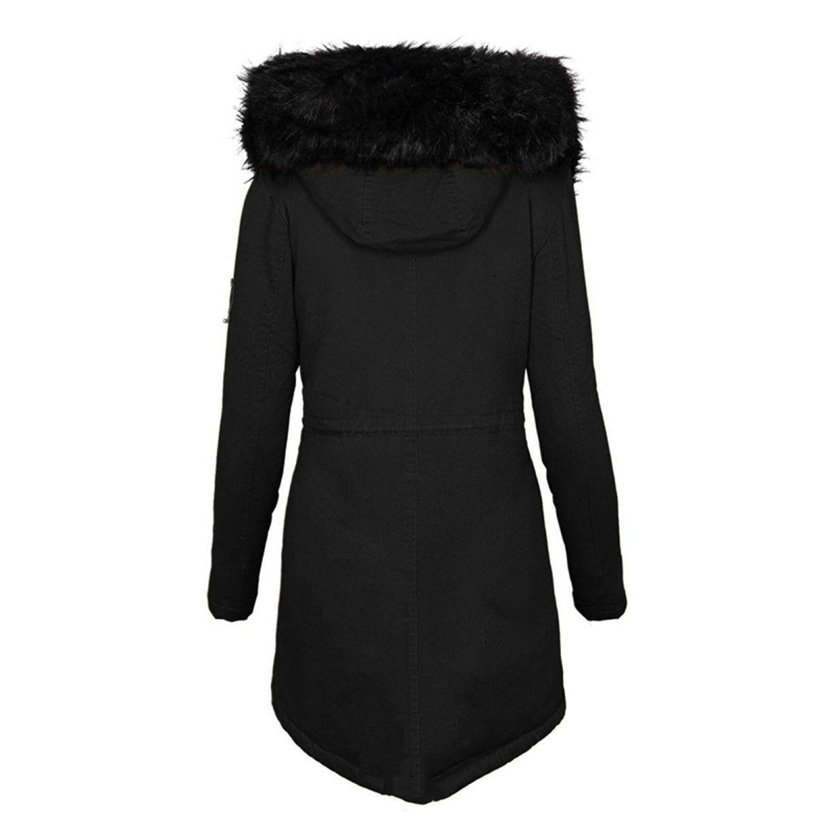 Women's Faux Fur Hooded Winter Parka