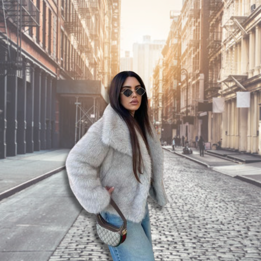 Women's Luxe Faux Fur Coat