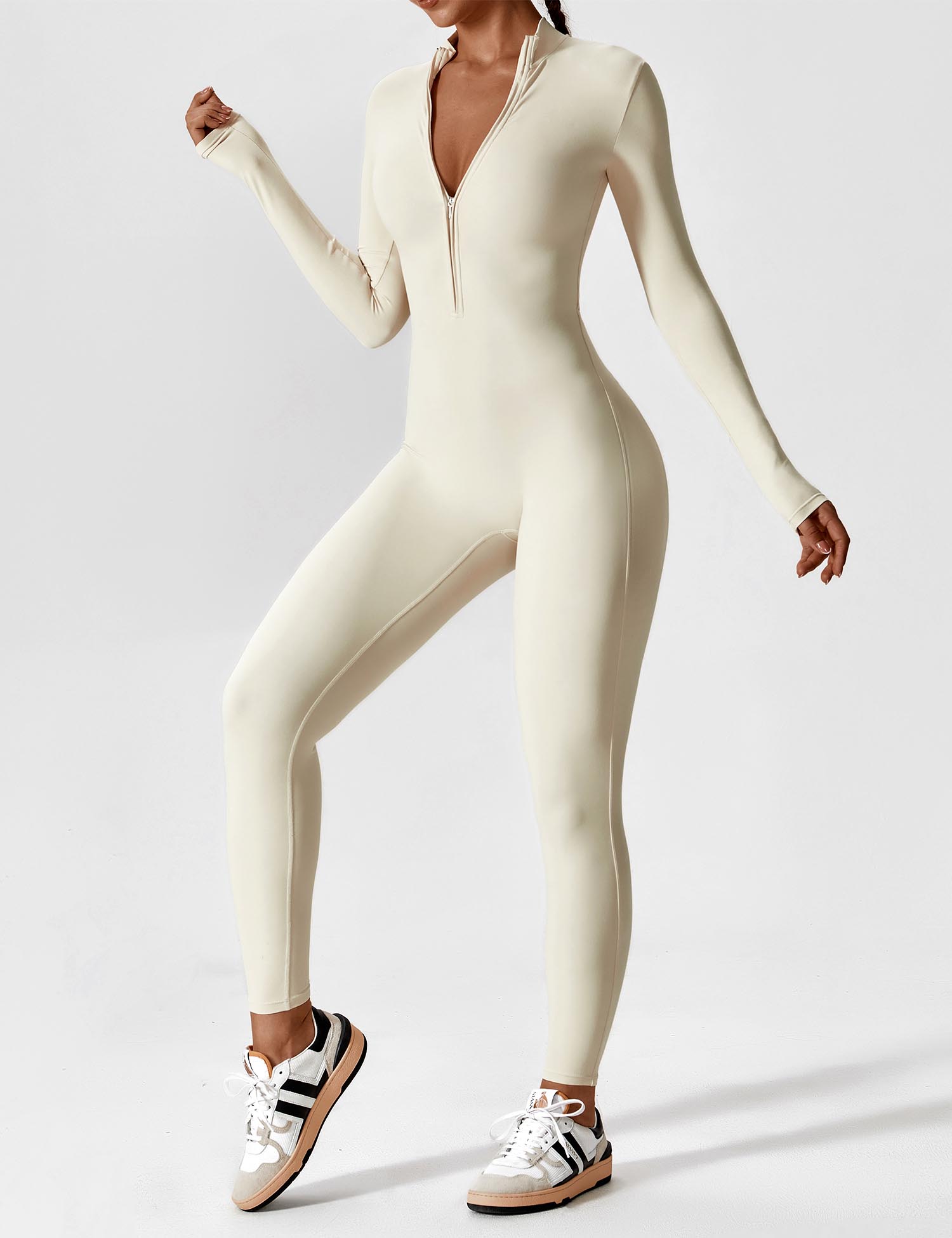 Women's Stylish Jumpsuit with zip closure