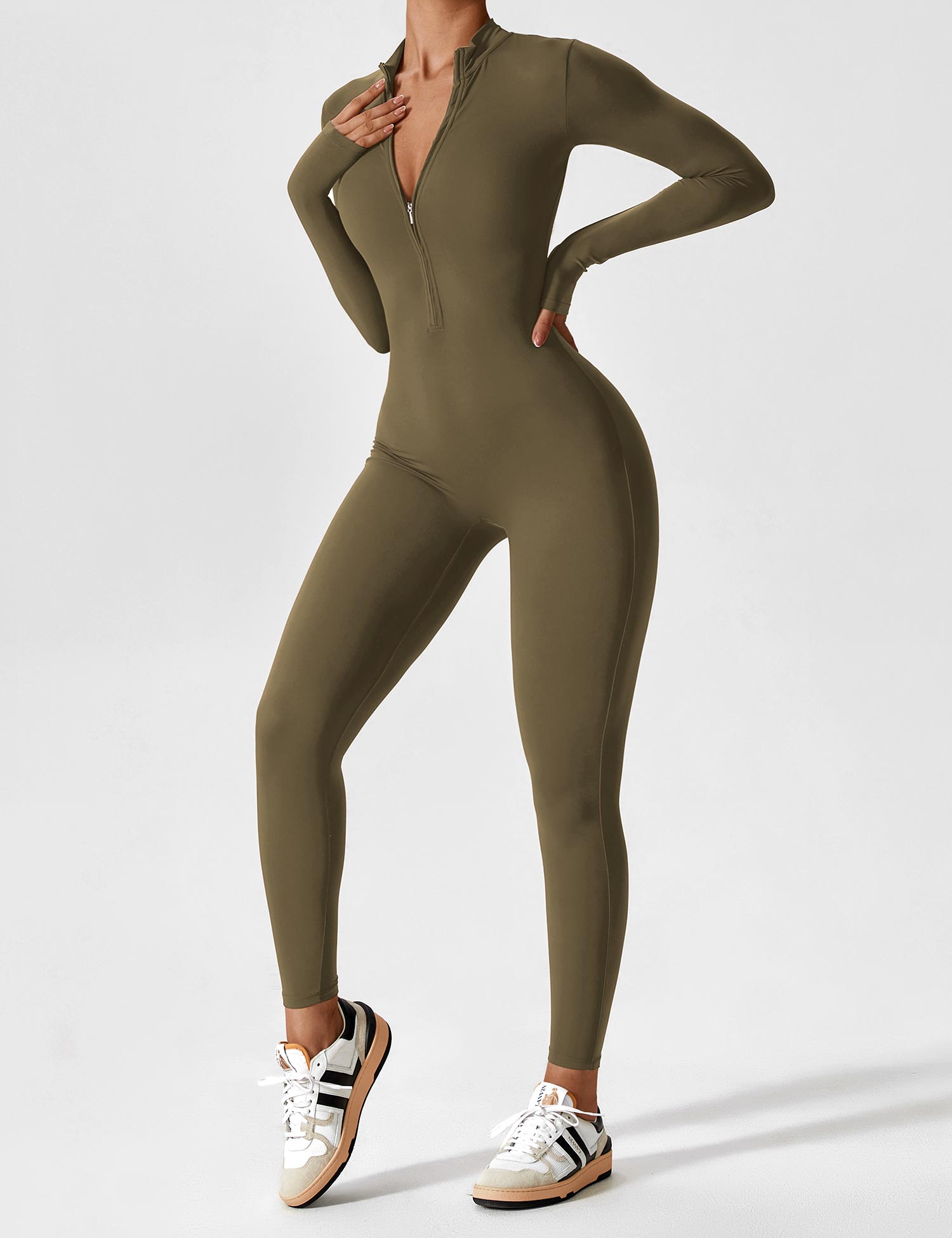 Women's Stylish Jumpsuit with zip closure