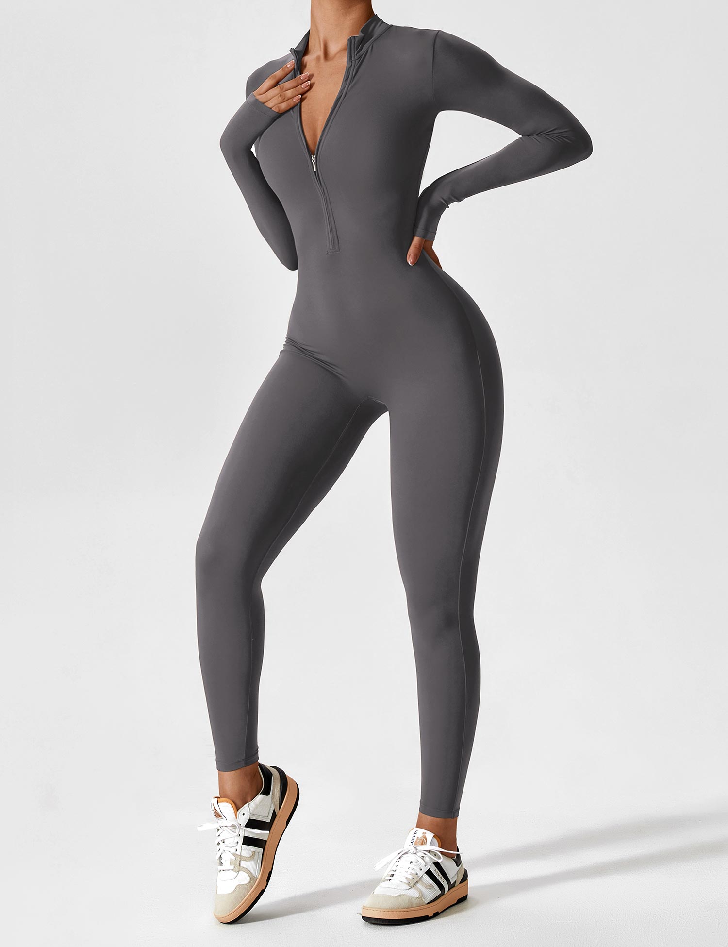 Women's Stylish Jumpsuit with zip closure