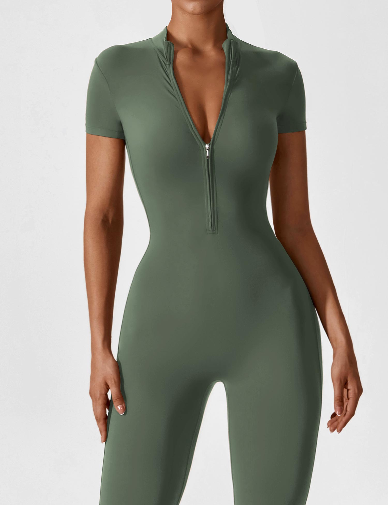 Women's Stylish Jumpsuit with zip closure
